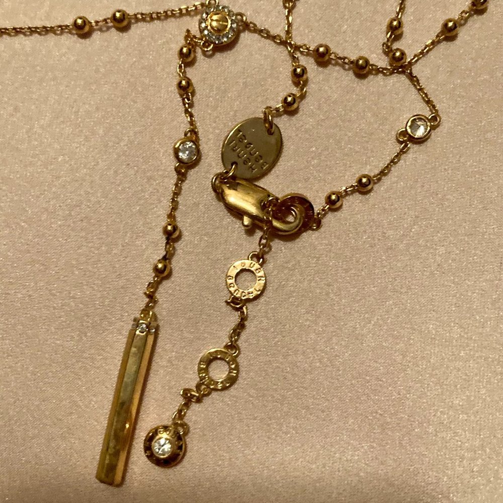 Henri Bendel Rose Luxe Uptown Y Necklace